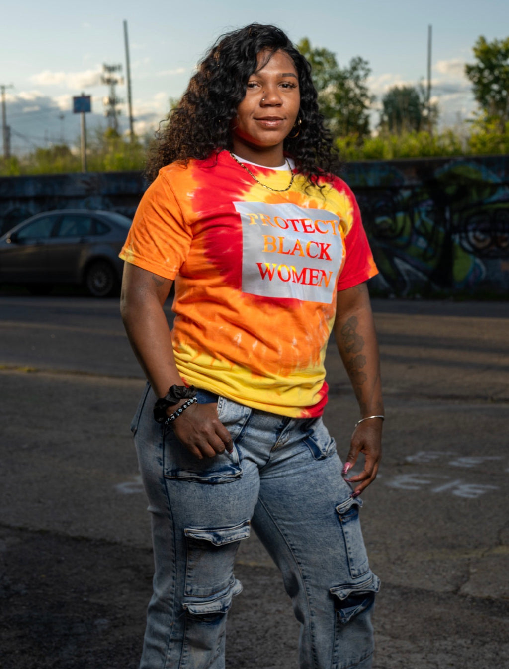 Protect Black Women Fire Tee