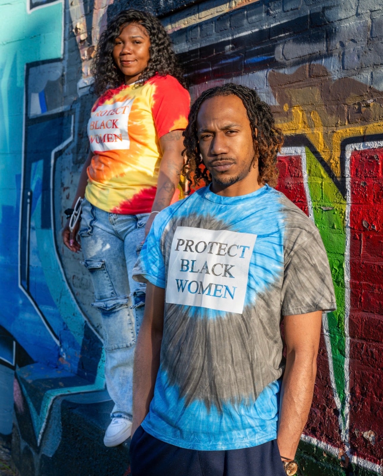 Protect Black Women Blue Storm Tee